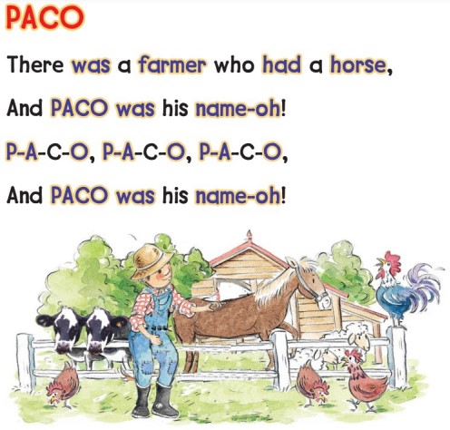 Paco the horse chant